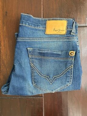 Pepe Jeans Slim Tapered Indigo Blue Denim